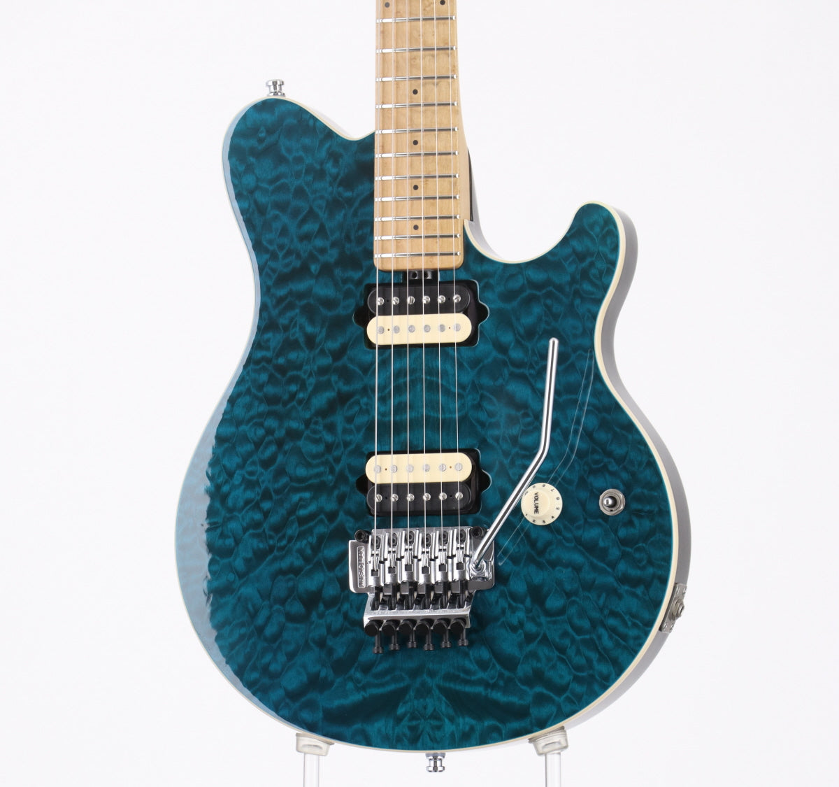 [SN G 23105] USED Music Man / Axis Blue Quilt 2002 [06]