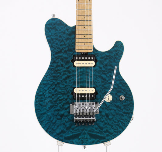 [SN G 23105] USED Music Man / Axis Blue Quilt 2002 [06]