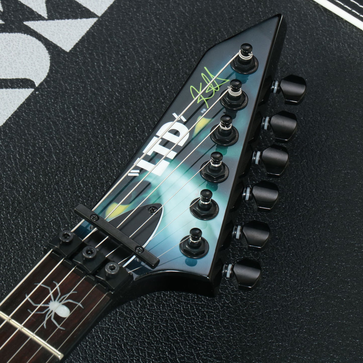 [SN KHWZ2405] USED LTD / KH-WZ Black w/ WHITE ZOMBIE Graphic [3.77kg] LTD ESP Kirkhamett Metallica [08]