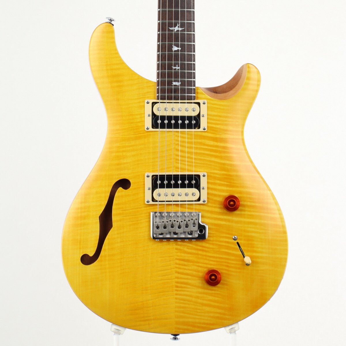 [SN CTID08748] USED Paul Reed Smith (PRS) / SE Custom 22 Semi-Hollow SANTANA Yellow [12]