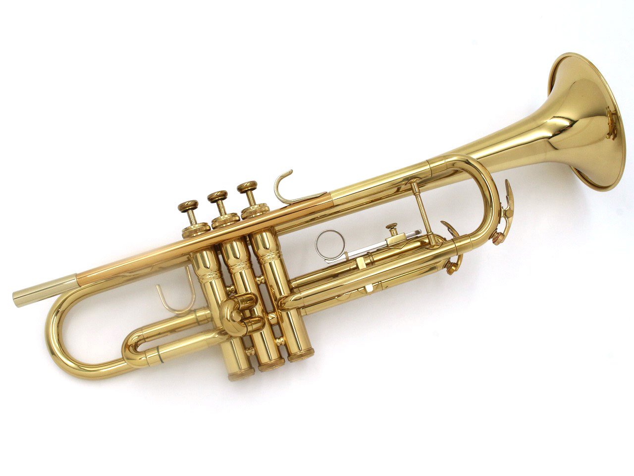 [SN 5515515] USED KING / 601 Trumpet Mouthpipe Gold Brass [11]