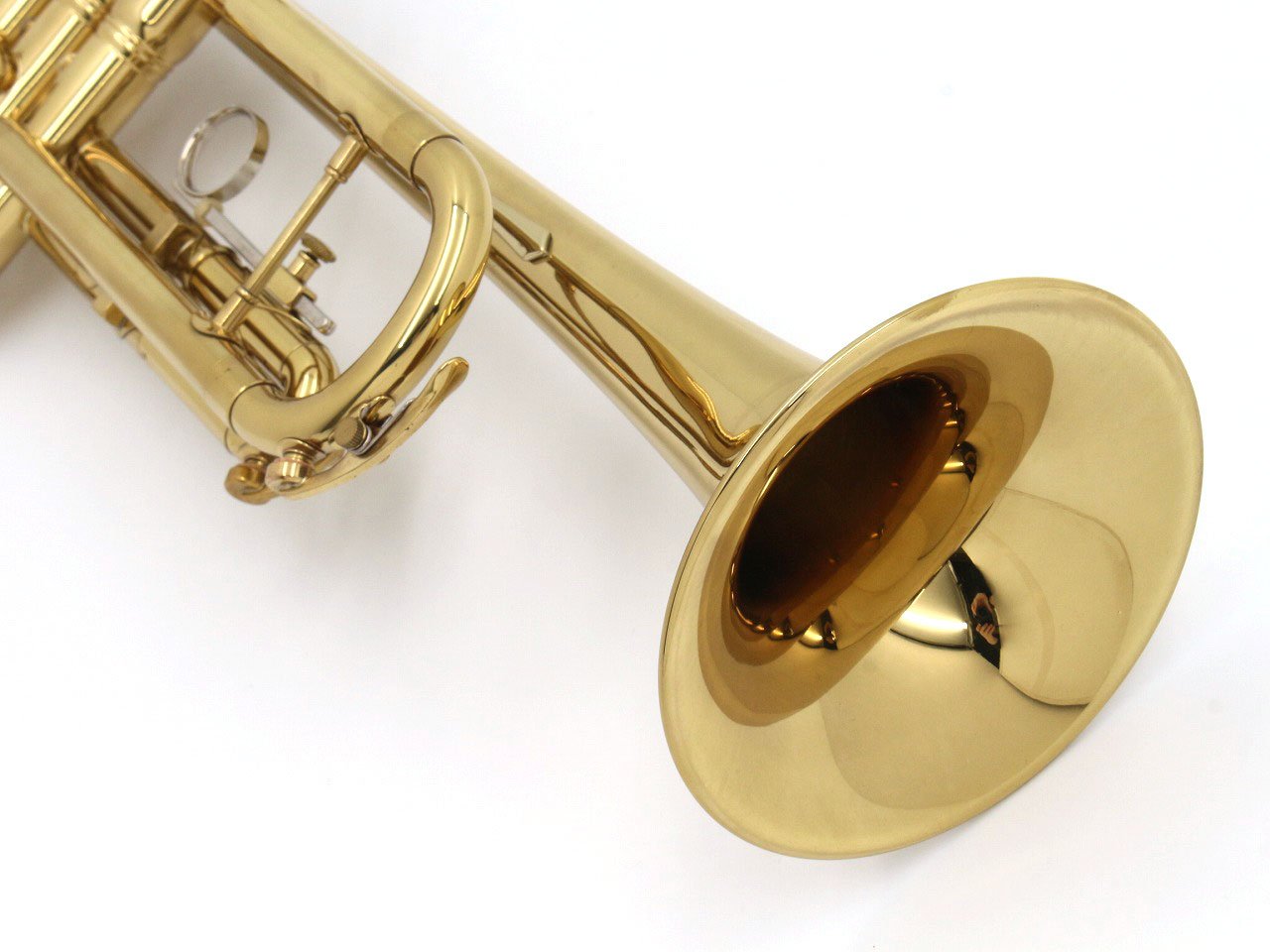 [SN 5515515] USED KING / 601 Trumpet Mouthpipe Gold Brass [11]