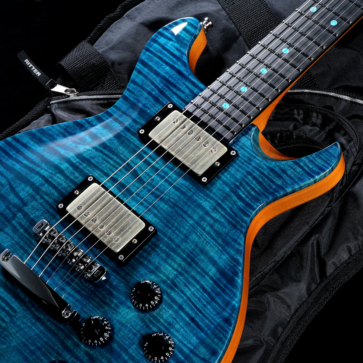 [SN 1412028] USED ALTERO CUSTOMGUITARS / Custom Order Guitar Blue Flame Top [05]