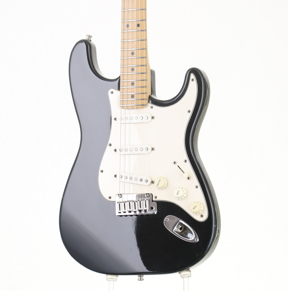 [SN N1064361] USED Fender USA / American Standard Stratocaster Black Maple [06]