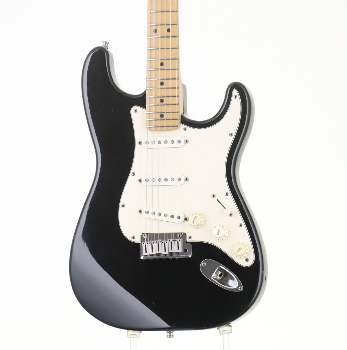 [SN N1064361] USED Fender USA / American Standard Stratocaster Black Maple [06]