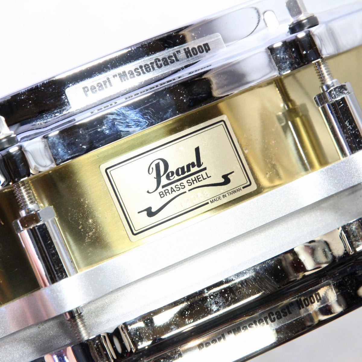 USED PEARL / B-9114P 14x3.5 Flee Floating Brass Piccolo Pearl Snare Drum [08]