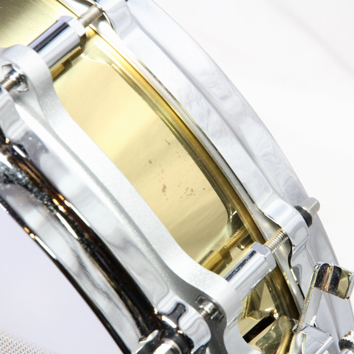 USED PEARL / B-9114P 14x3.5 Flee Floating Brass Piccolo Pearl Snare Drum [08]