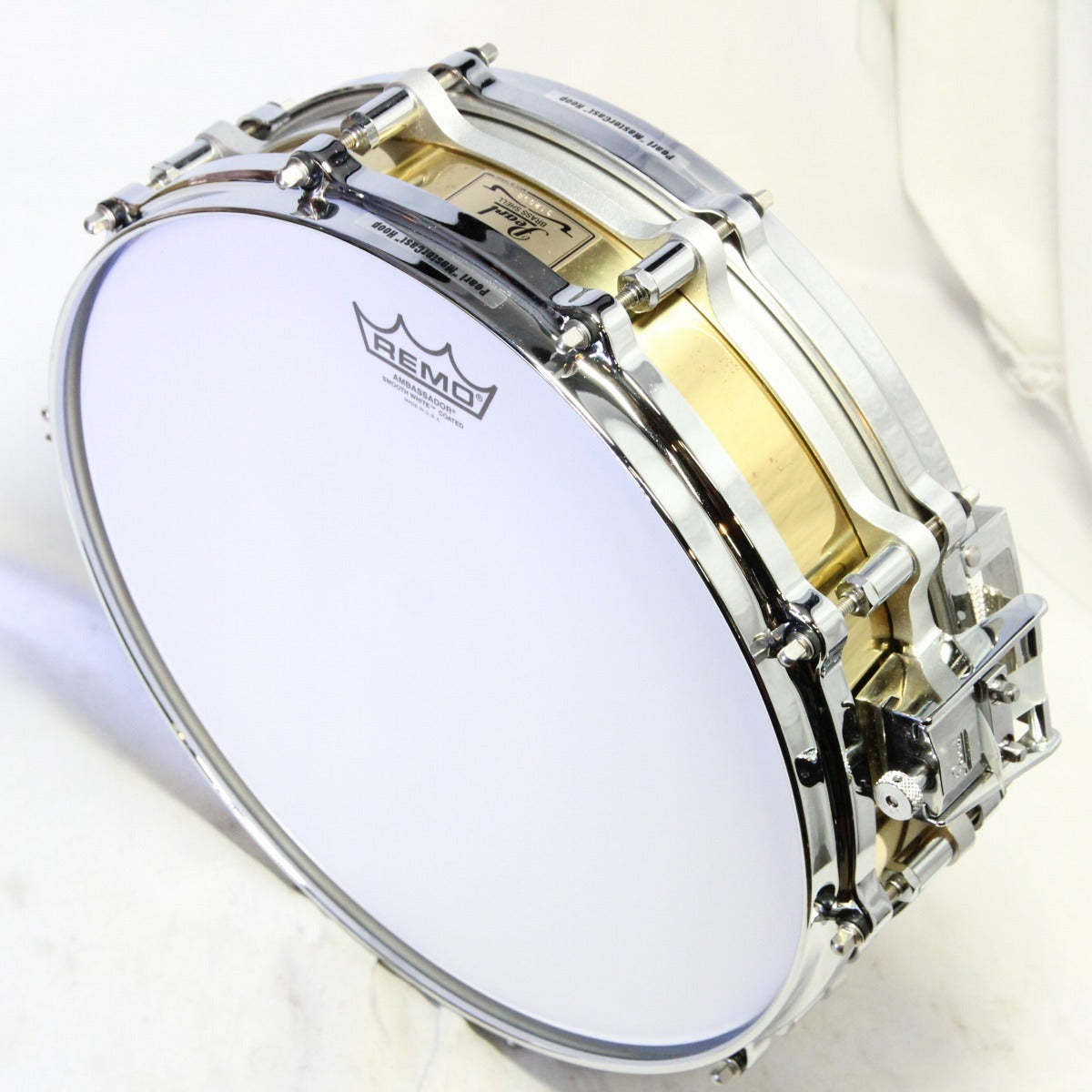 USED PEARL / B-9114P 14x3.5 Flee Floating Brass Piccolo Pearl Snare Drum [08]