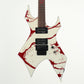 [SN F01110836] USED B.C.Rich / JJSW2 / Joey Jordison Signature Warlock II White with Blood Splatter [12]