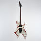 [SN F01110836] USED B.C.Rich / JJSW2 / Joey Jordison Signature Warlock II White with Blood Splatter [12]