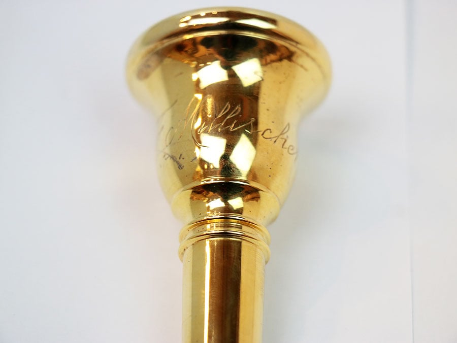 USED JEROME WISS / Jerome Wiss TB MP Fabrice Millischer GP thick mouthpiece for trombone [10]