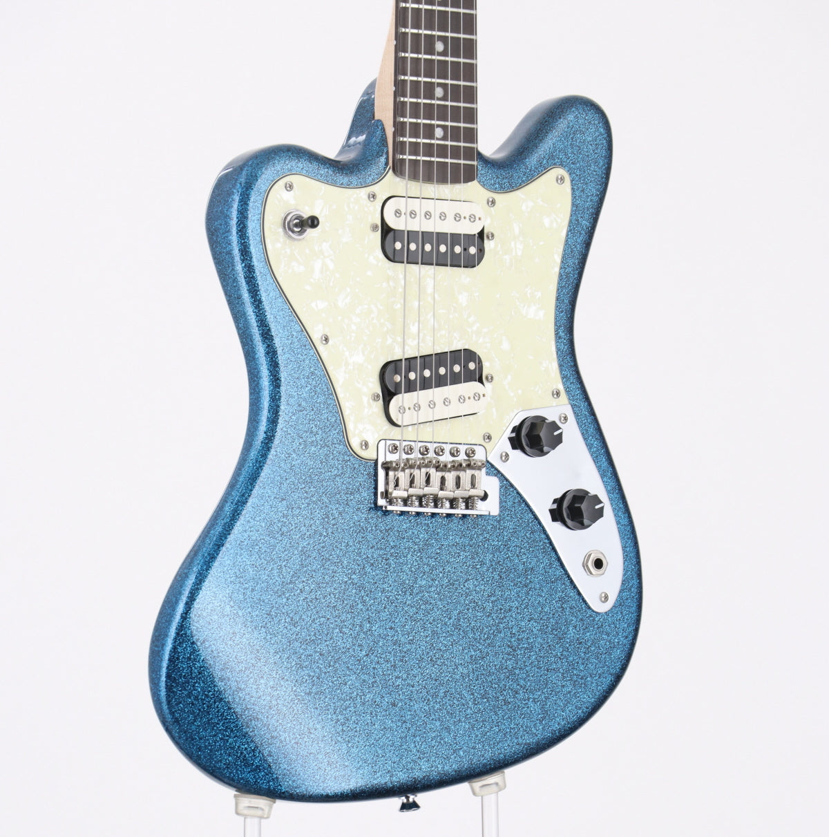 [SN CYKD21009506] USED Squier by Fender / Paranormal Super-Sonic Blue Sparkle Squier Super-Sonic [3.52kg / made in 2021] [08]