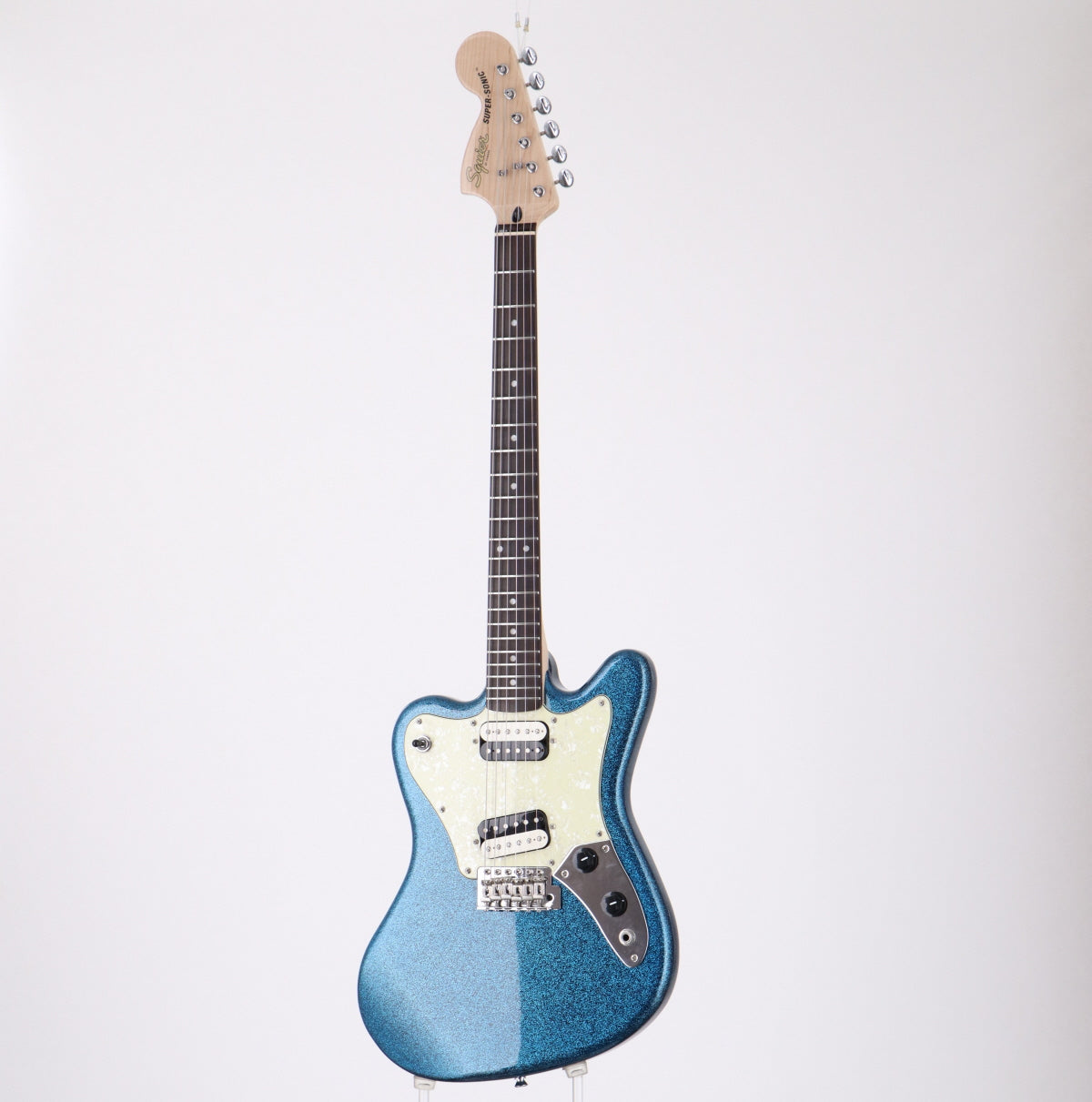 [SN CYKD21009506] USED Squier by Fender / Paranormal Super-Sonic Blue Sparkle Squier Super-Sonic [3.52kg / made in 2021] [08]