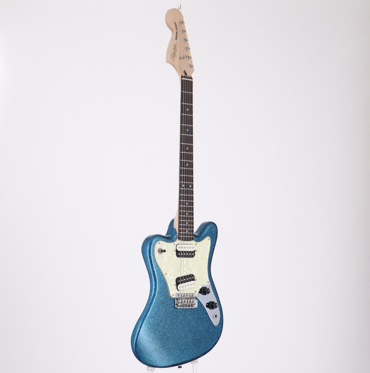 [SN CYKD21009506] USED Squier by Fender / Paranormal Super-Sonic Blue Sparkle Squier Super-Sonic [3.52kg / made in 2021] [08]