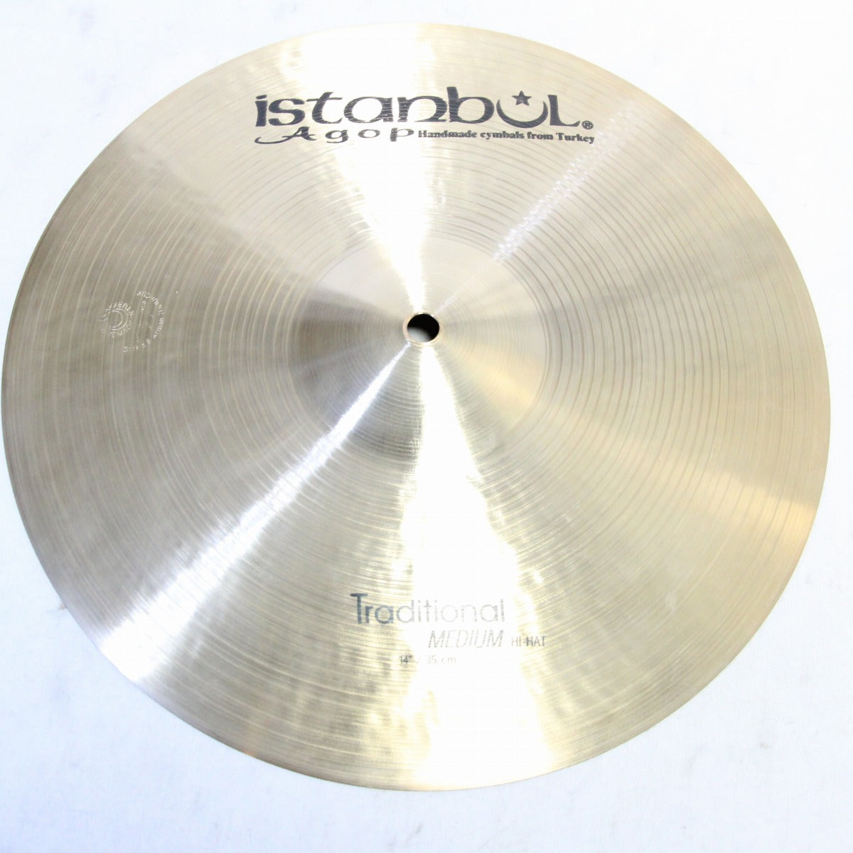 USED ISTANBUL / AGOP Traditional Medium Hihats 14" 1044/1222g Hi-Hat Cymbal [08]