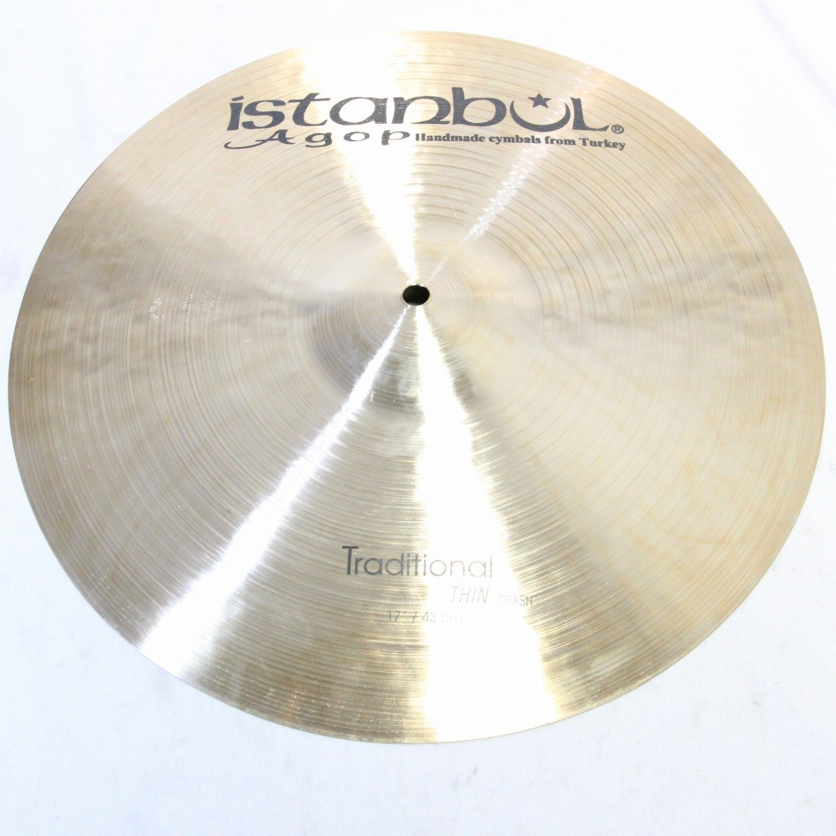 USED ISTANBUL / AGOP Traditional Thin Crash 17inch 1118g Crash Cymbal [08]