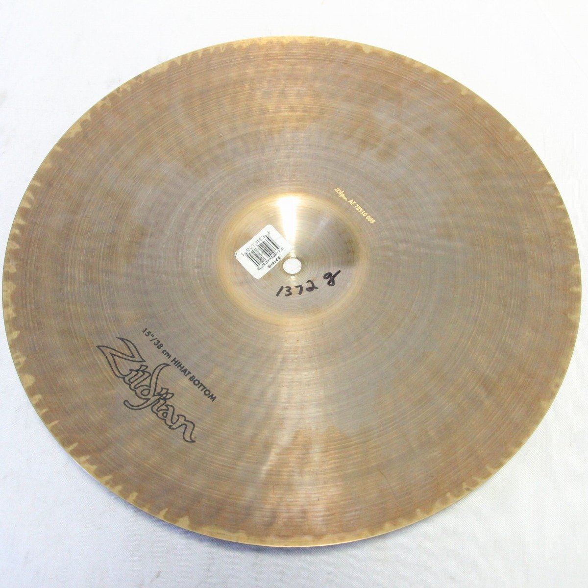 USED ZILDJIAN / AVEDIS HIHAT 15inch 1126/1372g [08]