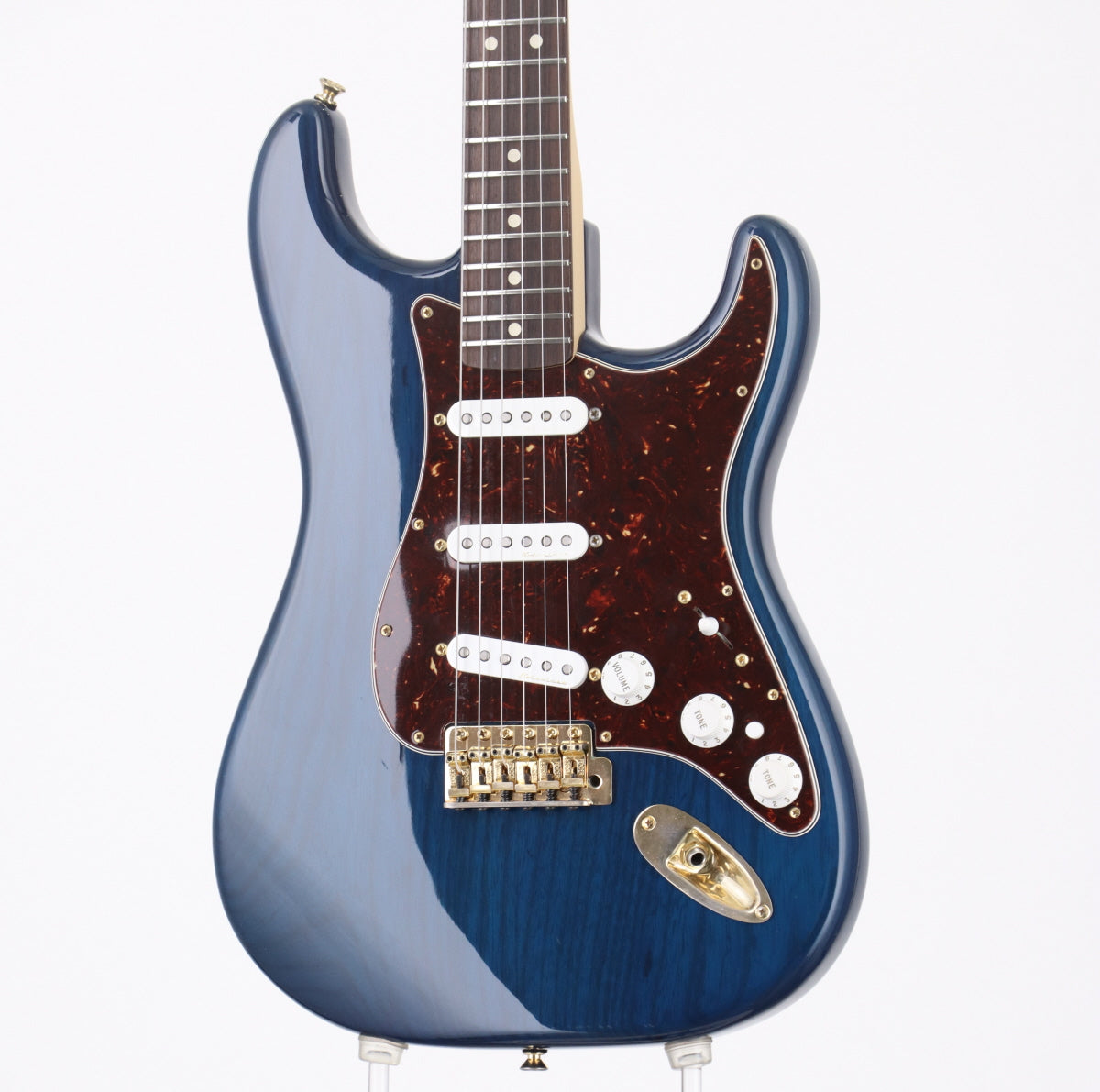 [SN MX13125859] USED Fender / Deluxe Players Stratocaster Sapphire Blue Transparent [06]