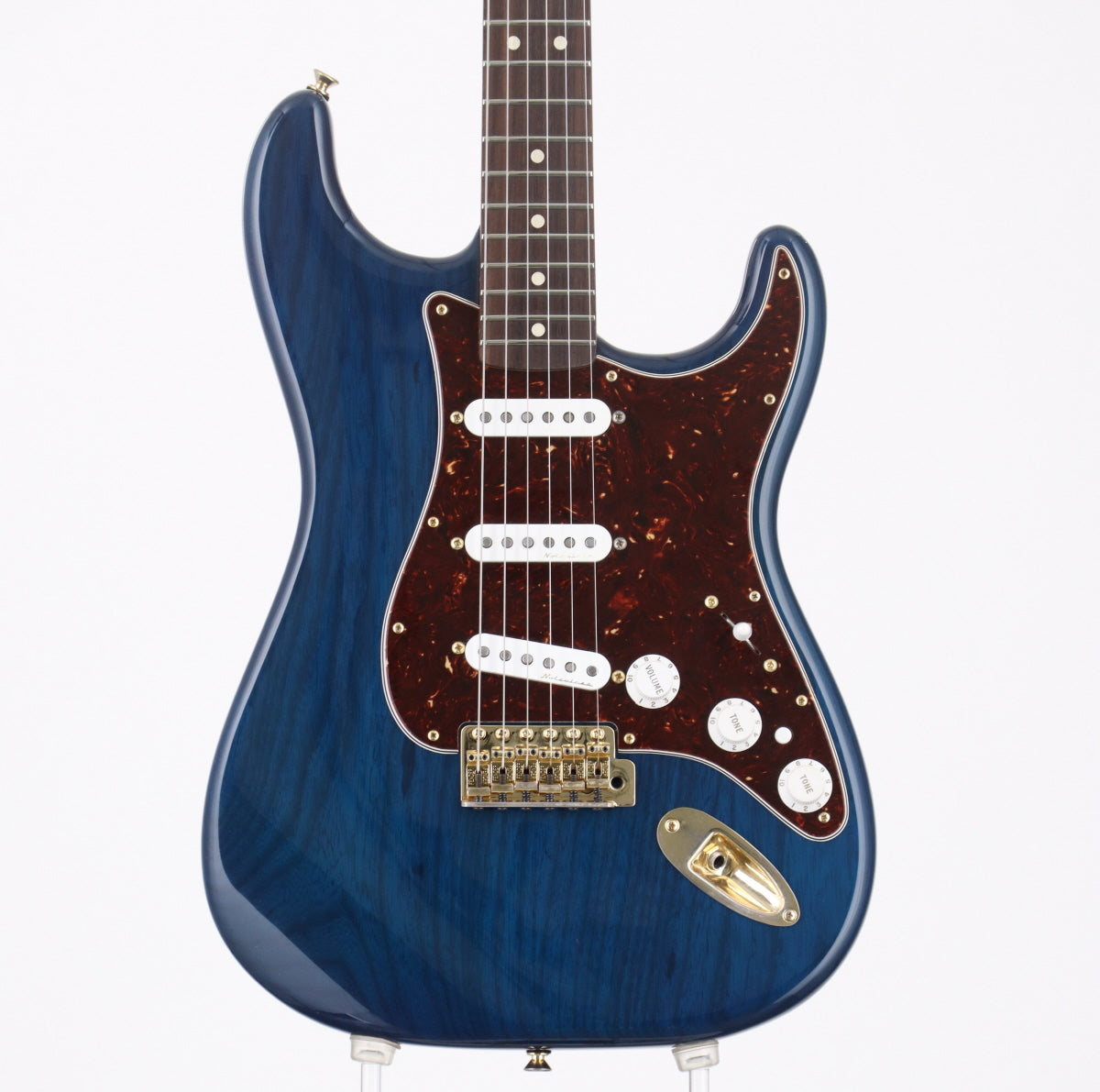 [SN MX13125859] USED Fender / Deluxe Players Stratocaster Sapphire Blue Transparent [06]