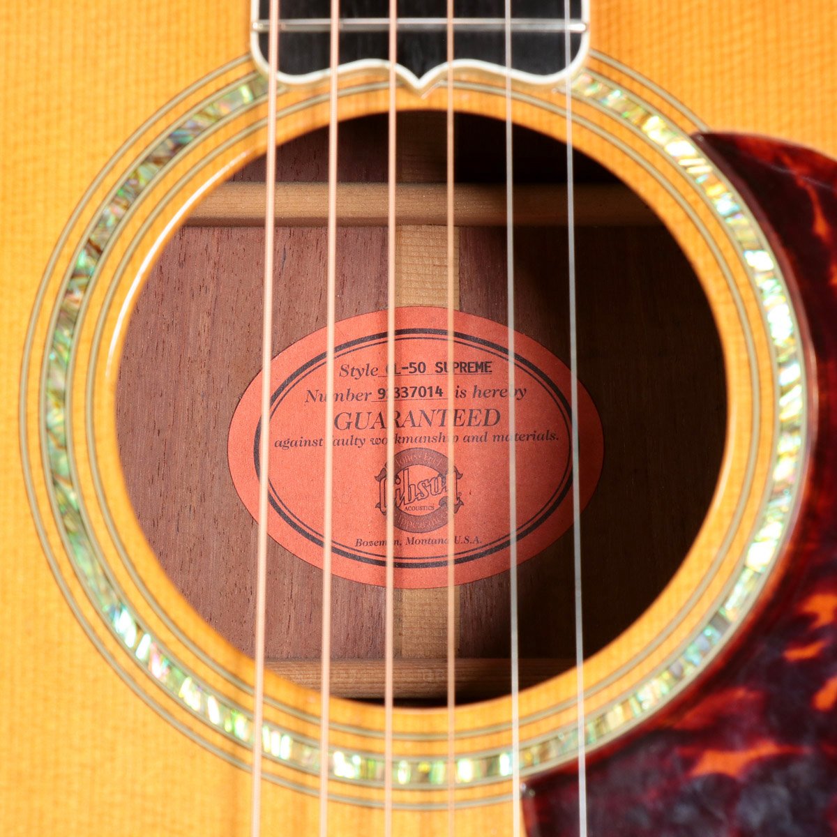 [SN 92337014] USED Gibson / CL-50 Supreme Gibson Acoustic Guitar Eleaco [1997 / 2.23kg] [08]