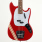 [SN U037788] USED Fender Japan / MUSTANG BASS MB-SD/CO Trino Red/ Yellow White Stripe [12]