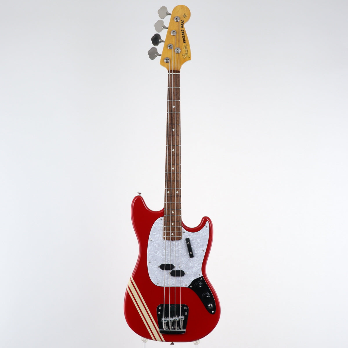 [SN U037788] USED Fender Japan / MUSTANG BASS MB-SD/CO Trino Red/ Yellow White Stripe [12]