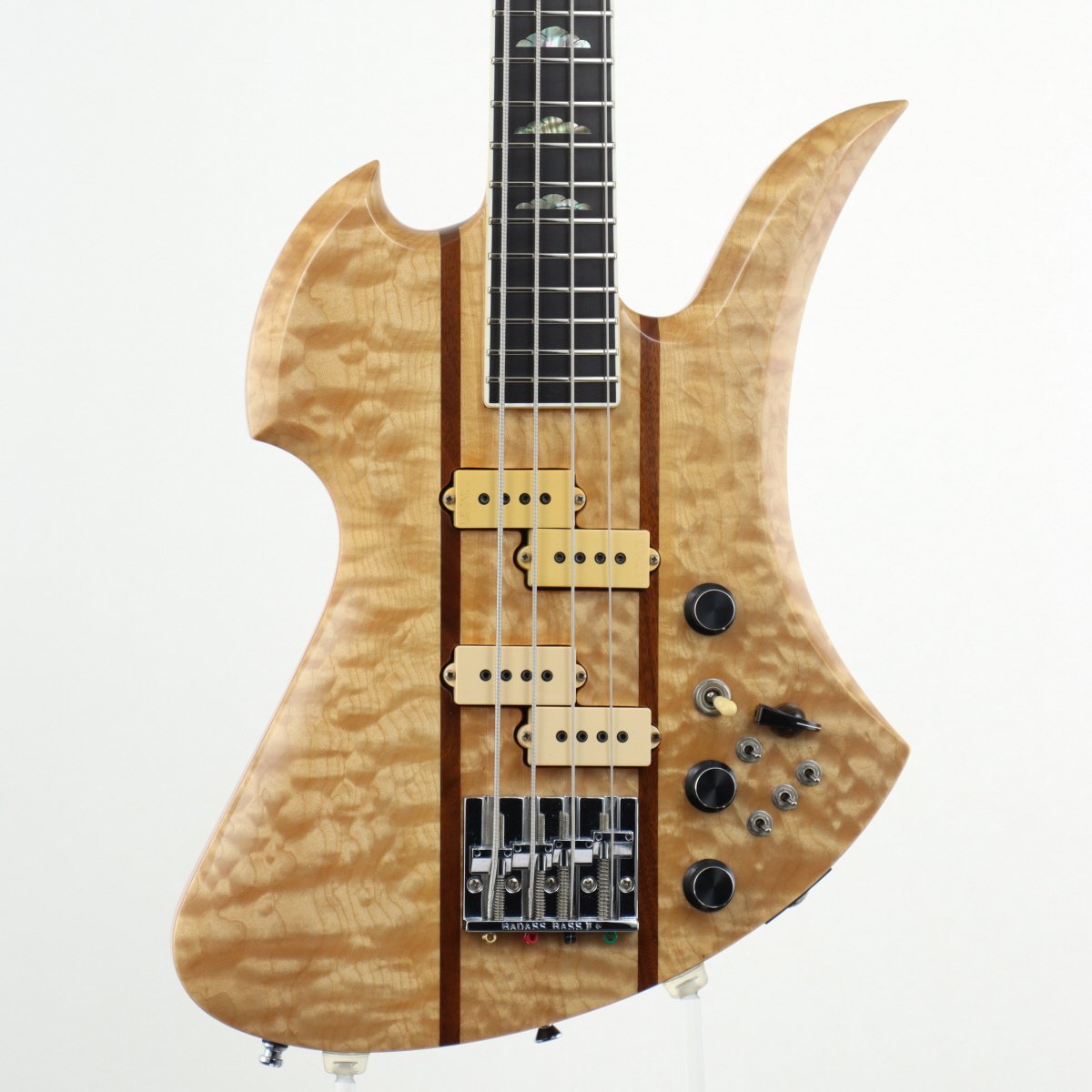 [SN J3038] USED B.C.Rich / Mockingbird Bass Natural [12]