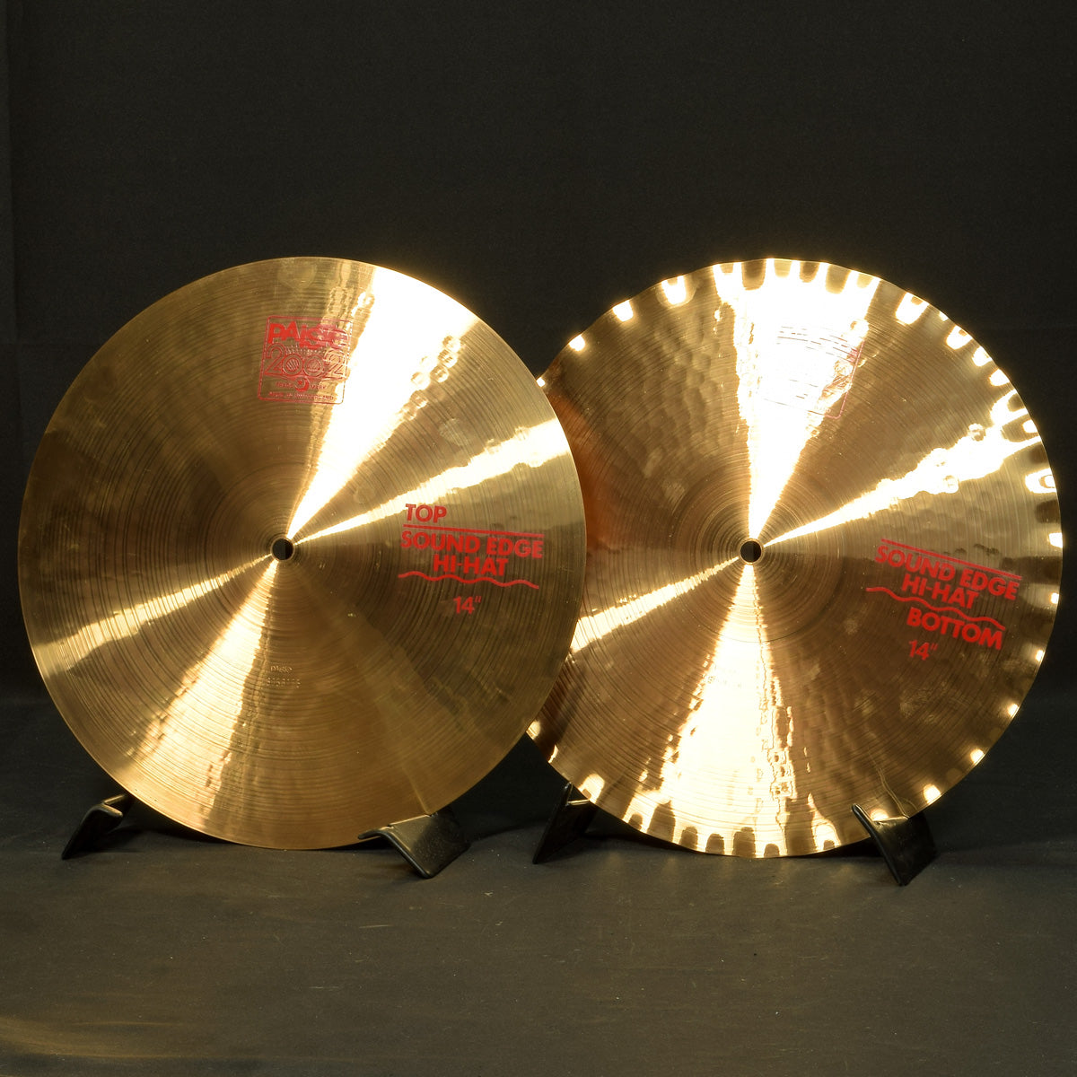 [SN 06058155 / 06058089] USED Paiste Paiste / 2002 Sound Edge 14 Hihats SET [20]