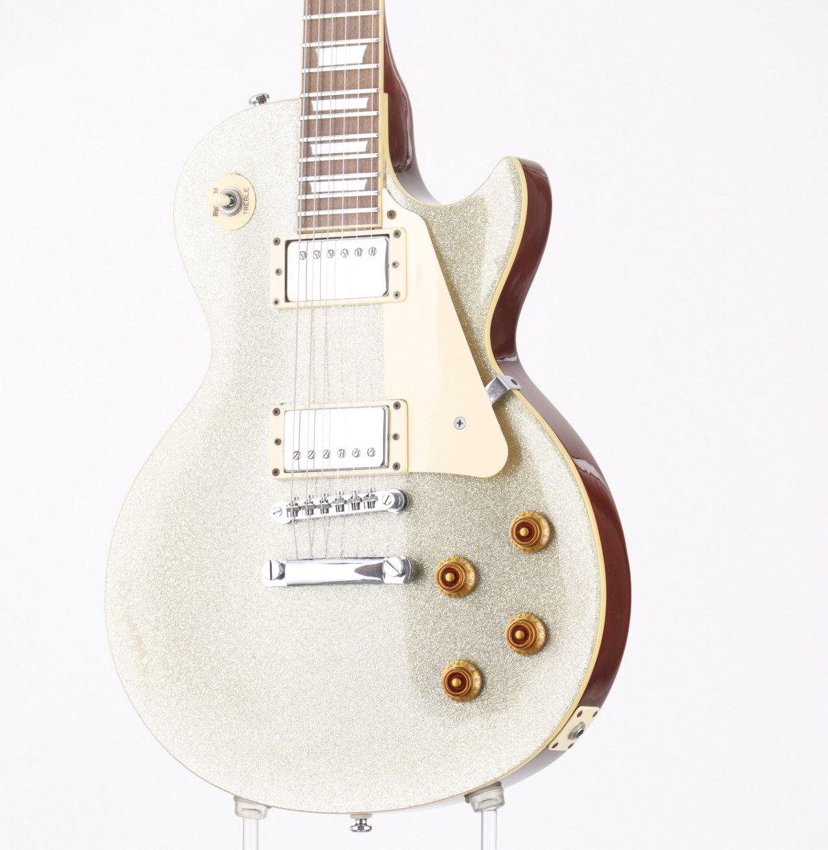 USED EPIPHONE / Limited Edition Les Paul Silver Sparkle [10]