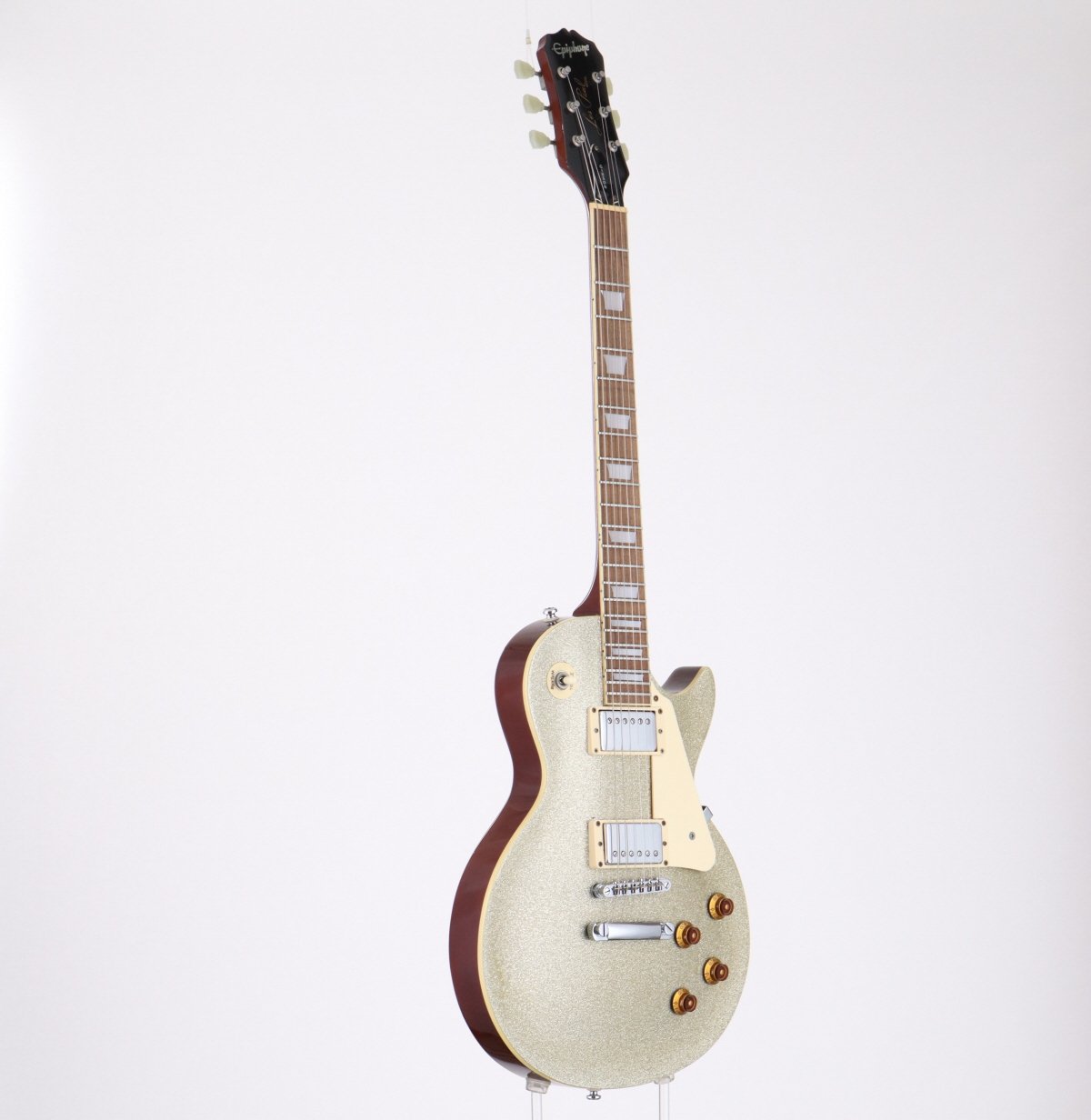 USED EPIPHONE / Limited Edition Les Paul Silver Sparkle [10]