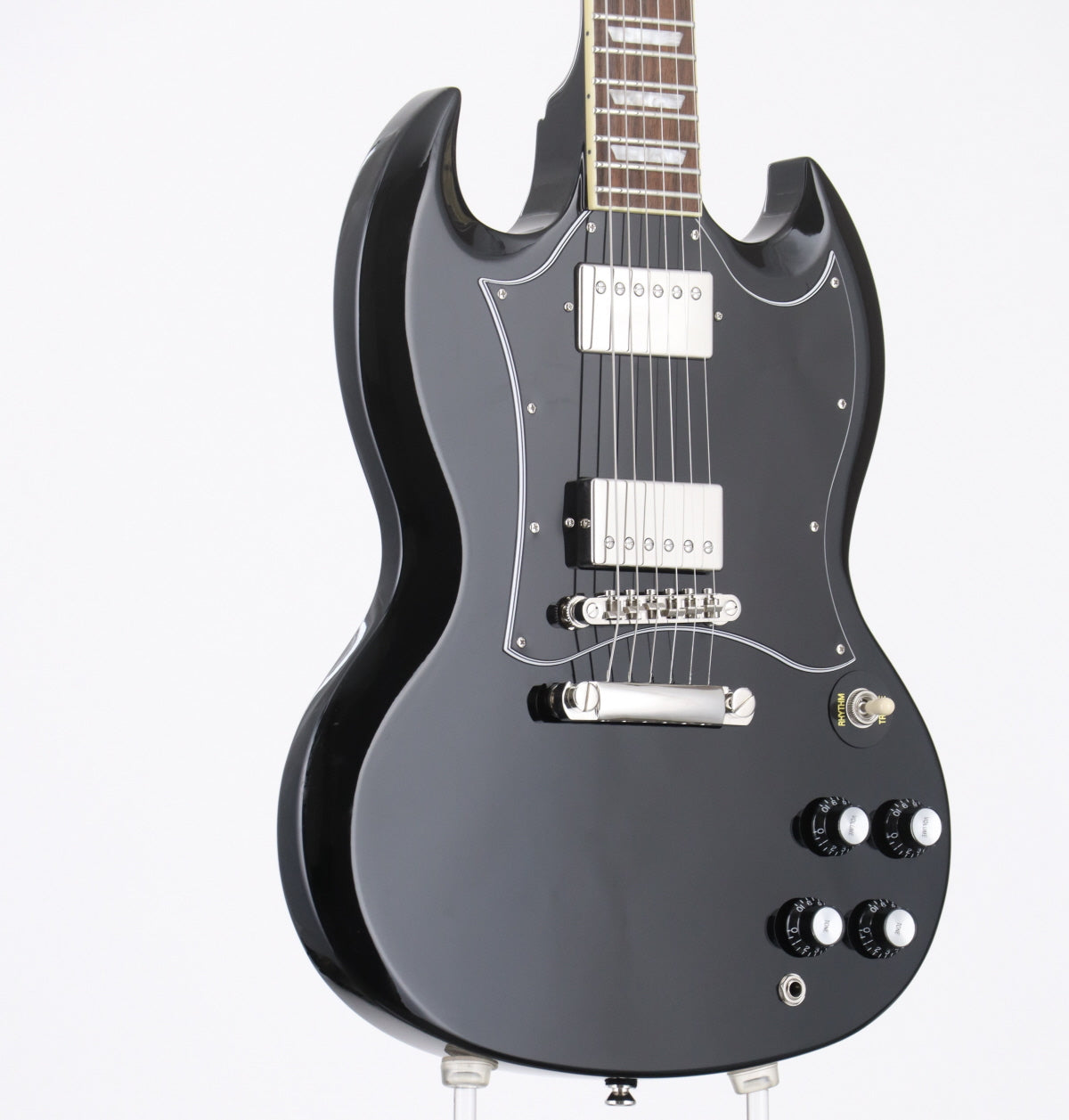 [SN 20051530201] USED Epiphone / Inspired by Gibson SG Standard Ebony [06]