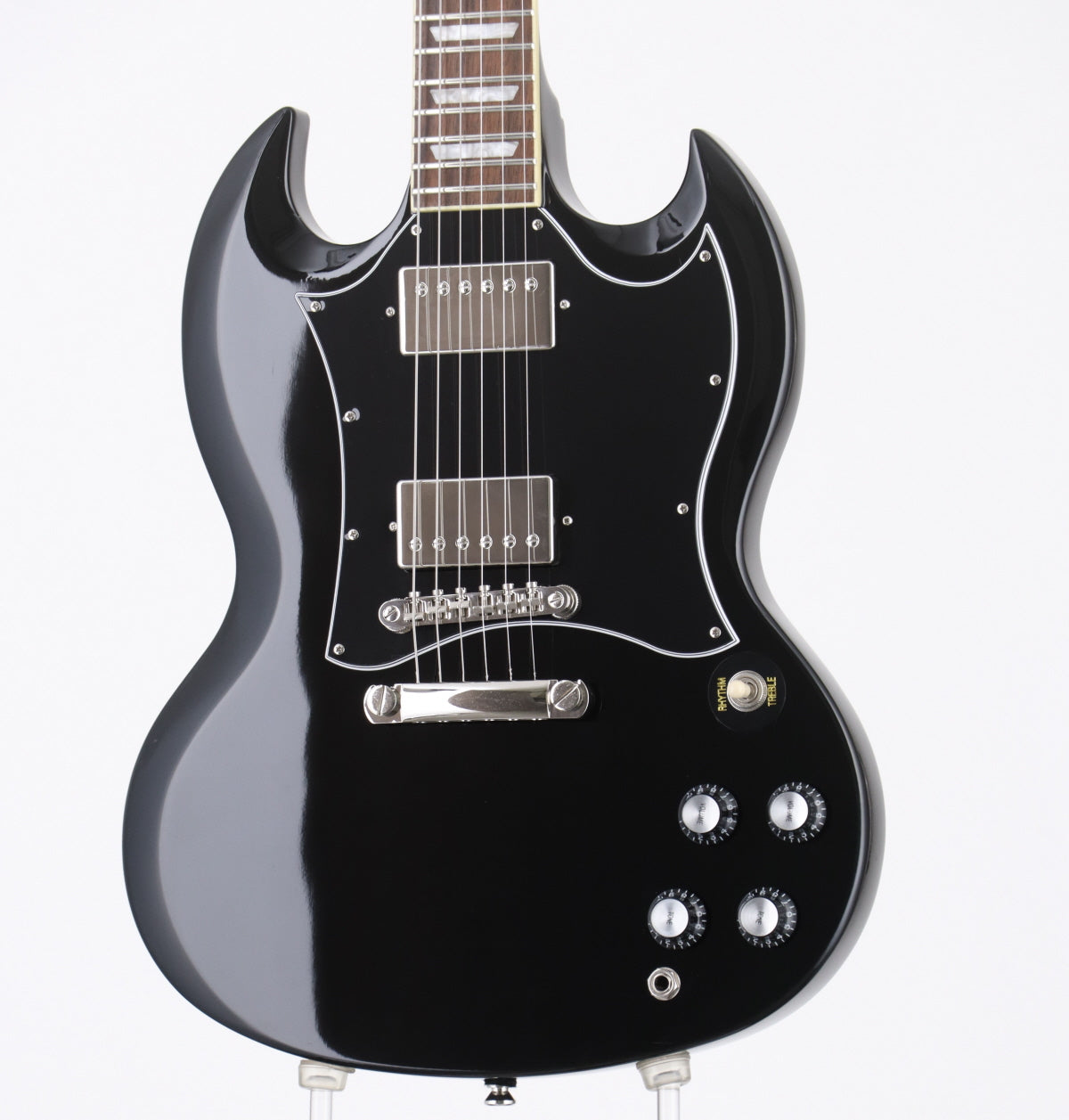 [SN 20051530201] USED Epiphone / Inspired by Gibson SG Standard Ebony [06]