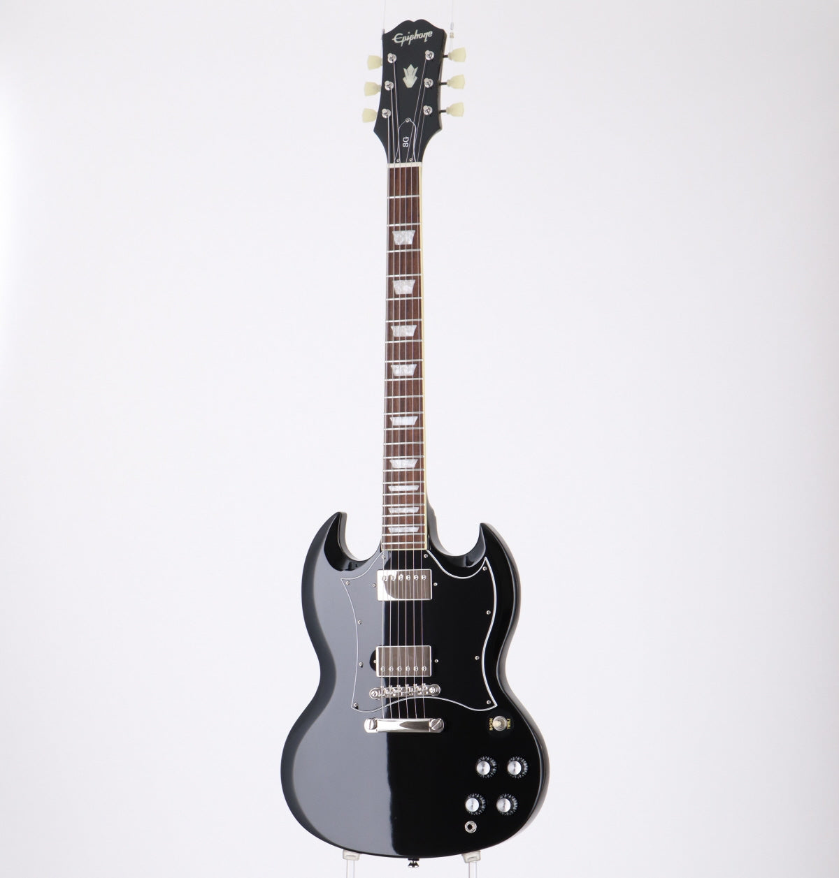 [SN 20051530201] USED Epiphone / Inspired by Gibson SG Standard Ebony [06]