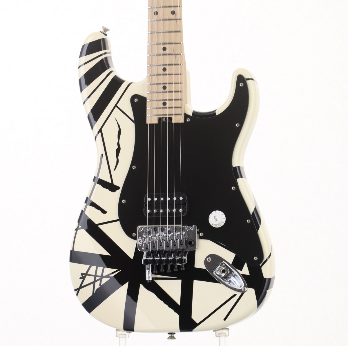 [SN EVH1402975] USED EVH / Striped Series White With Black Stripes 2016 [09]