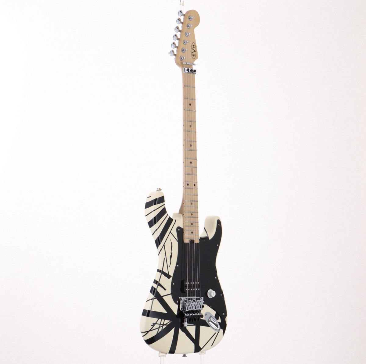 [SN EVH1402975] USED EVH / Striped Series White With Black Stripes 2016 [09]