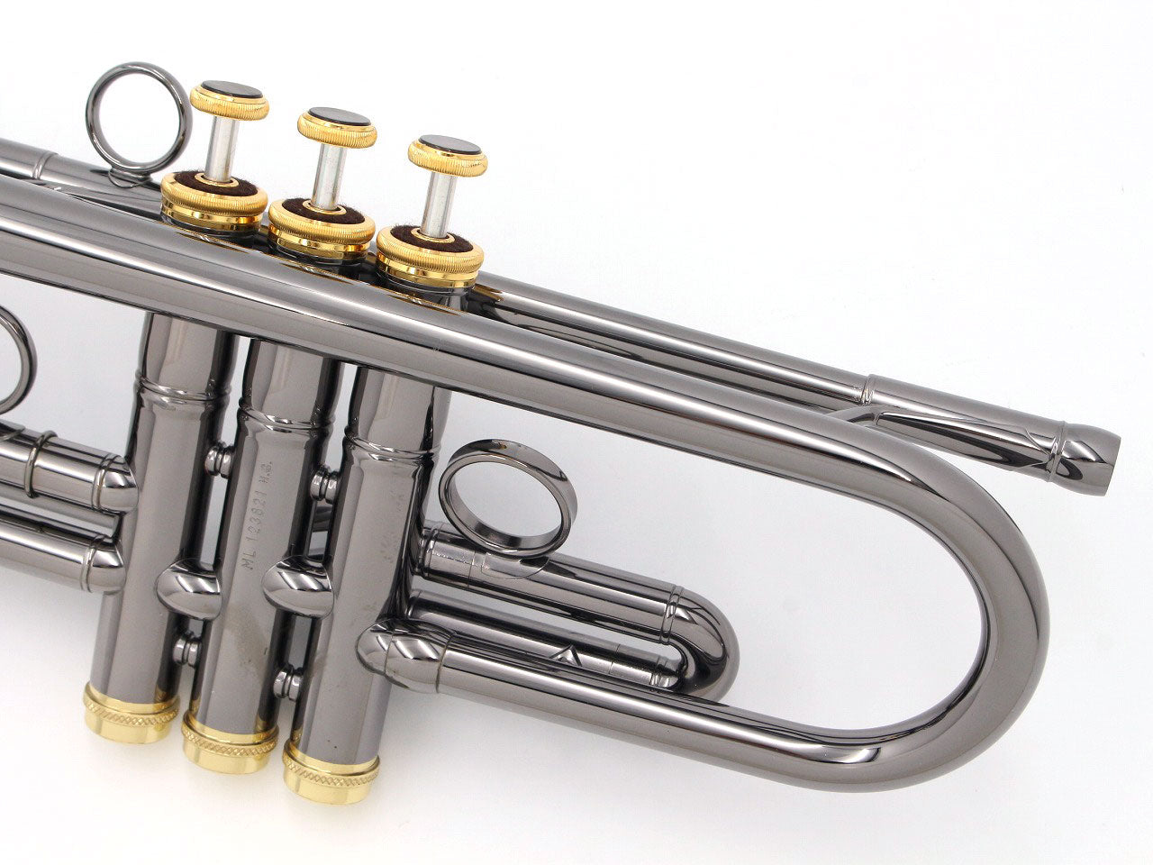 [SN 123821] USED Queen Brass / Trumpet ZORRO Black Nickel Finish [09]