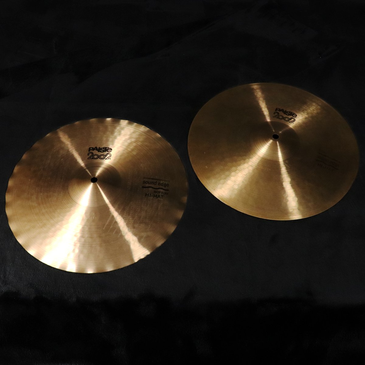 [SN 244531] USED Paiste / Paiste 2002 Sound Edge 14 Hi-Hat Pair [11]