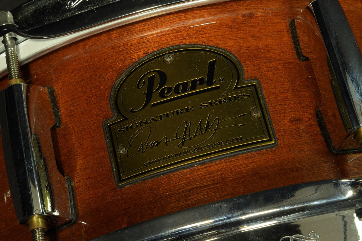 [SN OH6356] USED Pearl Pearl / OH-1350 Omer Hakim Signature Snare Drum [20]