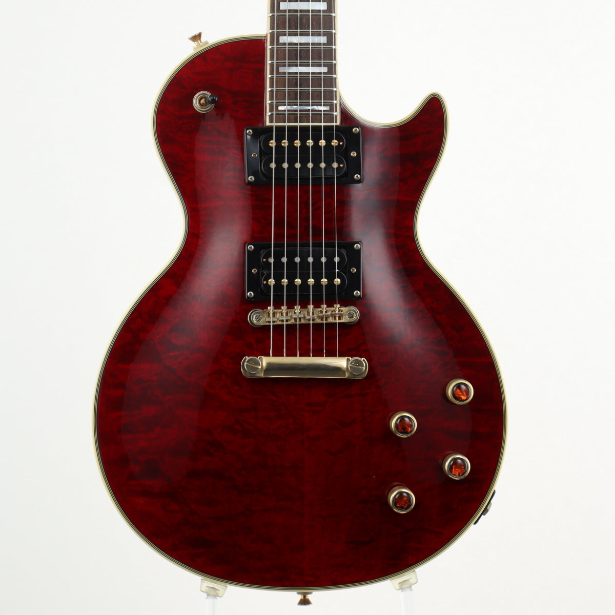 [SN 1302202457] USED Epiphone / Prophecy Les Paul Custom Plus GX Black Cherry [11]