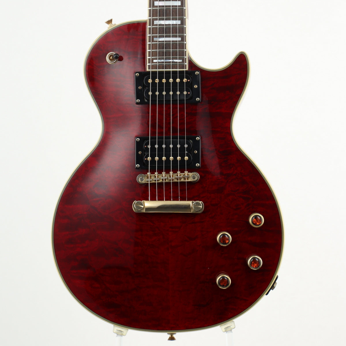 [SN 1302202457] USED Epiphone / Prophecy Les Paul Custom Plus GX Black Cherry [11]