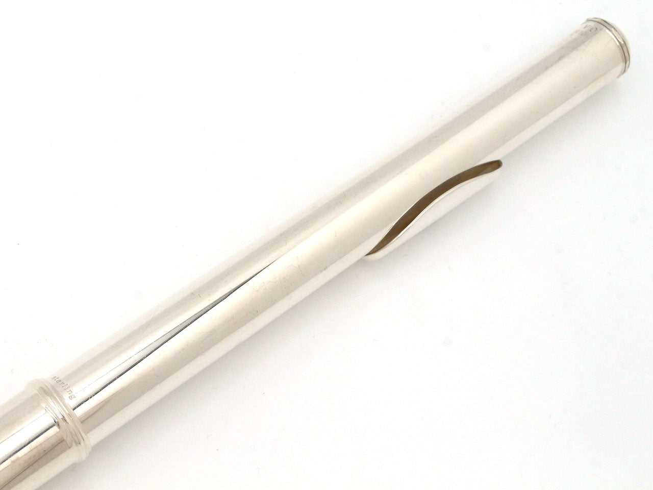 [SN 31941] USED Pearl / Silver Head Flute F-DP/E VO-925/R10K Lip Riser 10K [09]