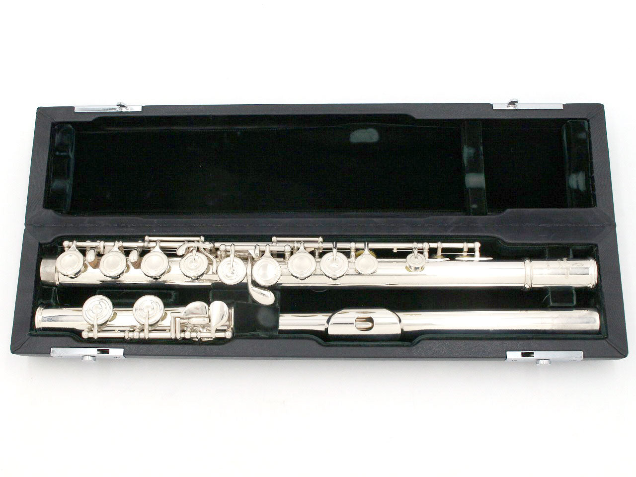 [SN 31941] USED Pearl / Silver Head Flute F-DP/E VO-925/R10K Lip Riser 10K [09]