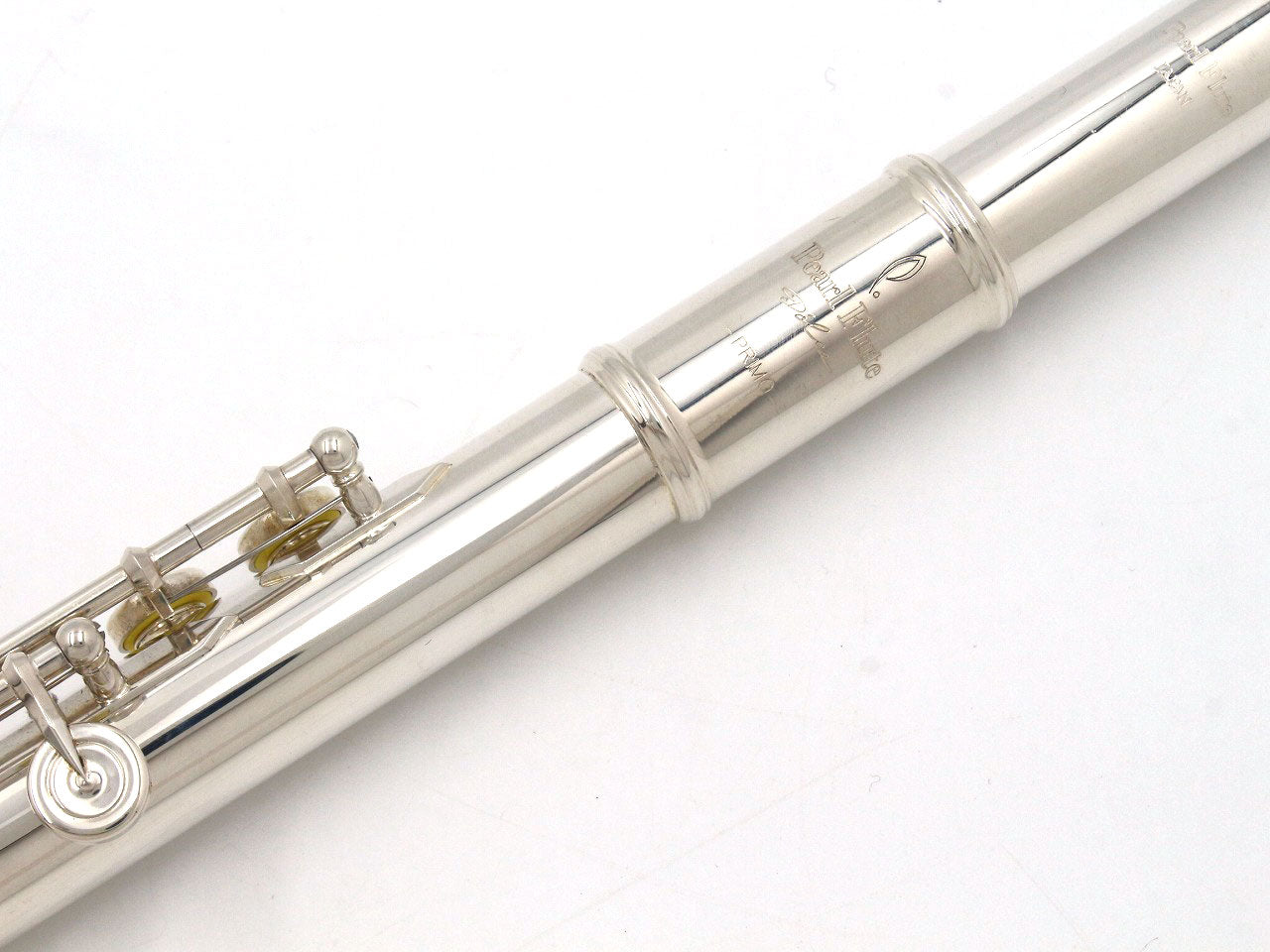 [SN 31941] USED Pearl / Silver Head Flute F-DP/E VO-925/R10K Lip Riser 10K [09]