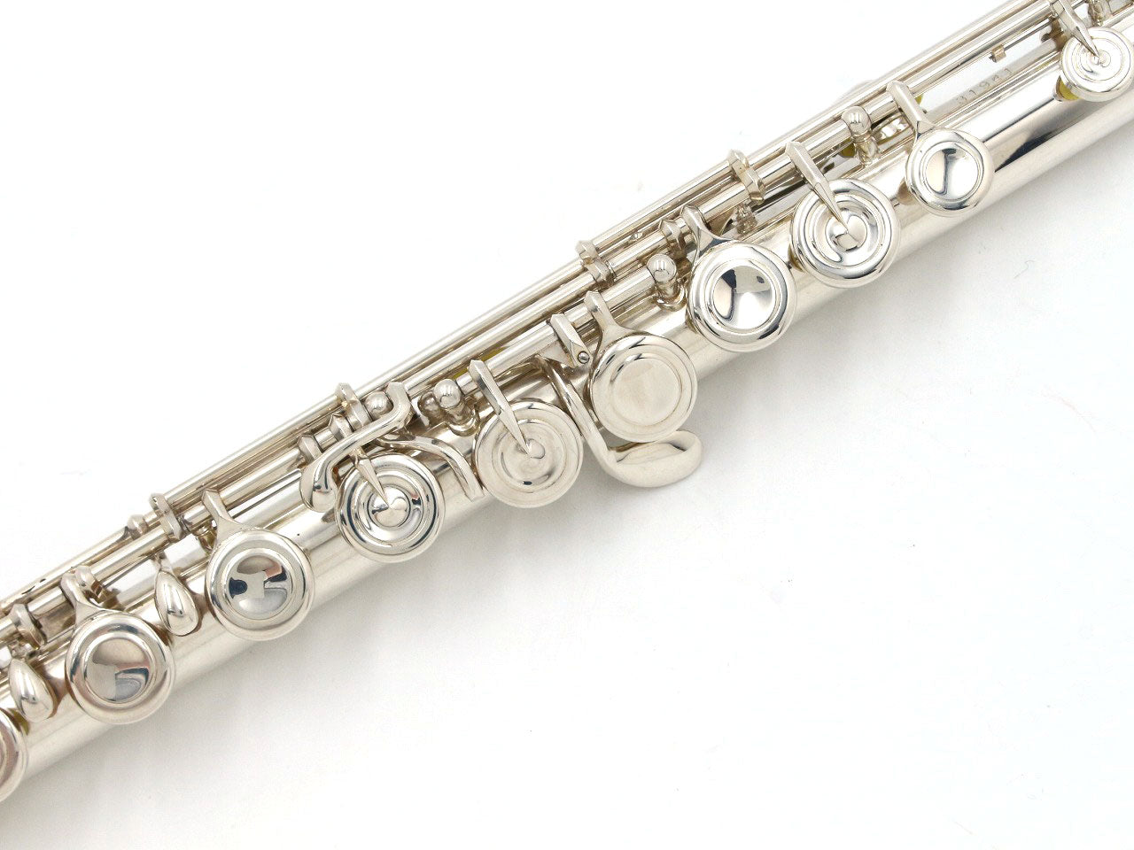 [SN 31941] USED Pearl / Silver Head Flute F-DP/E VO-925/R10K Lip Riser 10K [09]