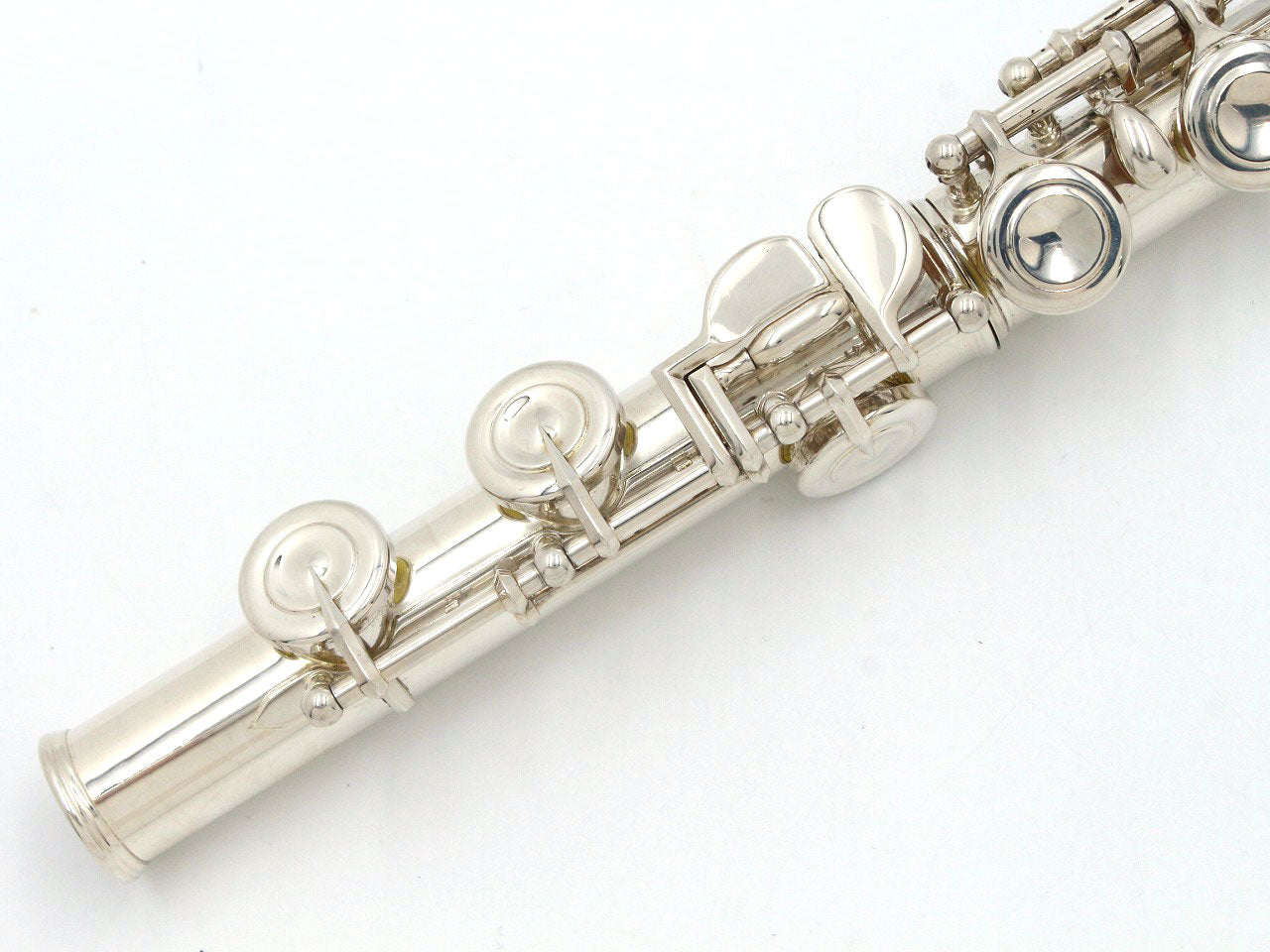 [SN 31941] USED Pearl / Silver Head Flute F-DP/E VO-925/R10K Lip Riser 10K [09]