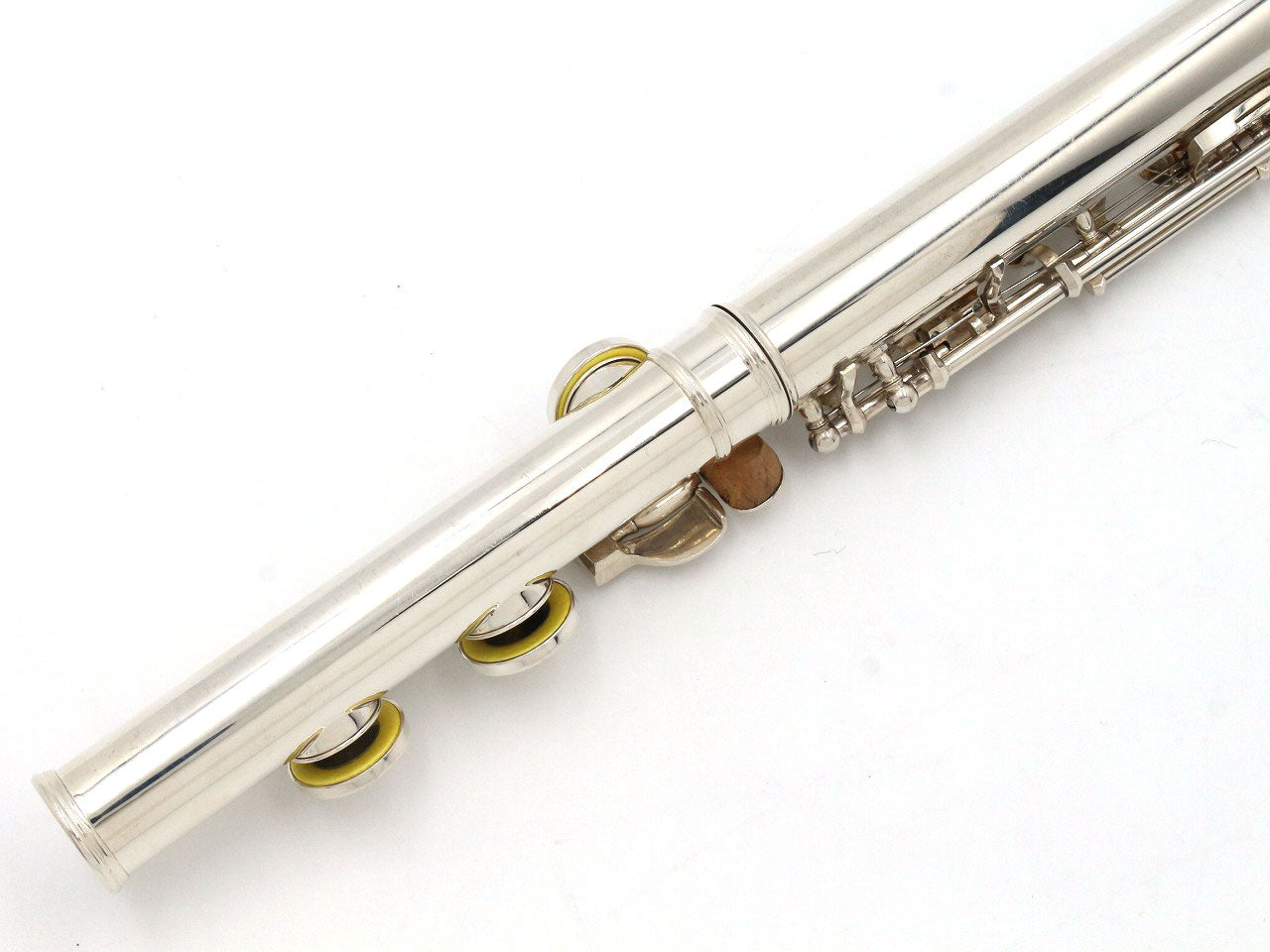 [SN 31941] USED Pearl / Silver Head Flute F-DP/E VO-925/R10K Lip Riser 10K [09]