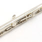 [SN 31941] USED Pearl / Silver Head Flute F-DP/E VO-925/R10K Lip Riser 10K [09]