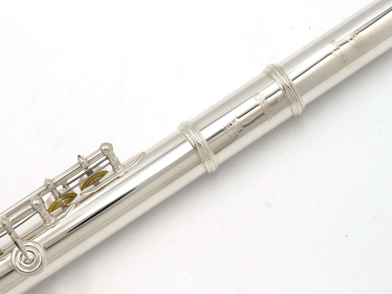 [SN Q89124] USED YAMAHA / Flute YFL-312 current model head tube silver [09]