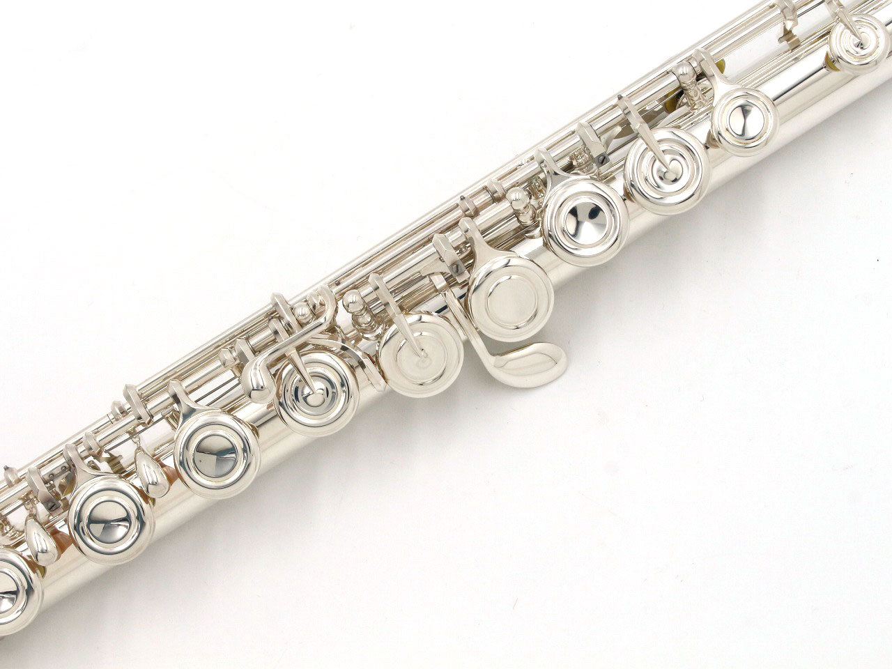 [SN Q89124] USED YAMAHA / Flute YFL-312 current model head tube silver [09]