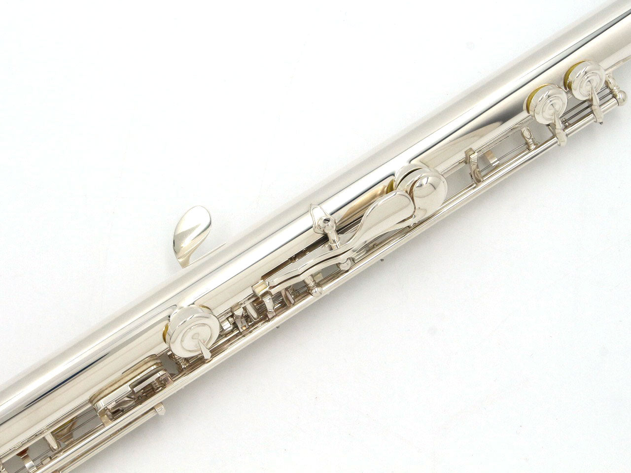 [SN Q89124] USED YAMAHA / Flute YFL-312 current model head tube silver [09]